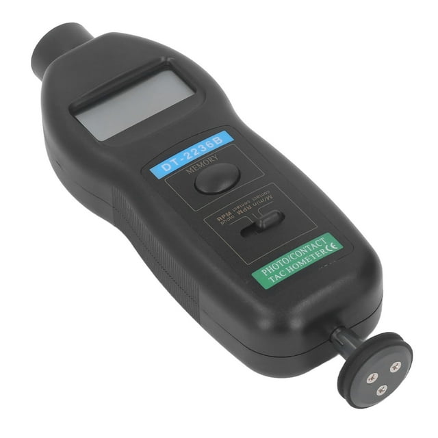 Handheld Tachometer, Memory Function Compact Size High Accuracy Contact