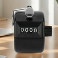 thumbnail image 1 of Handheld Tally Counter 4-Digit Number Count Clicker Counter Hand Counter Handheld Tally Counter (Black), 1 of 10