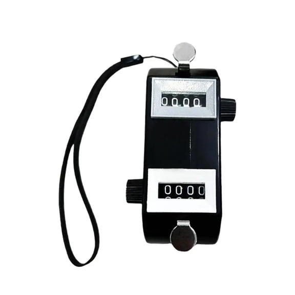 Handheld Tally Counter 4-Digit Number Count Clicker Counter Pitch Counter for Coaching Golf Contest
