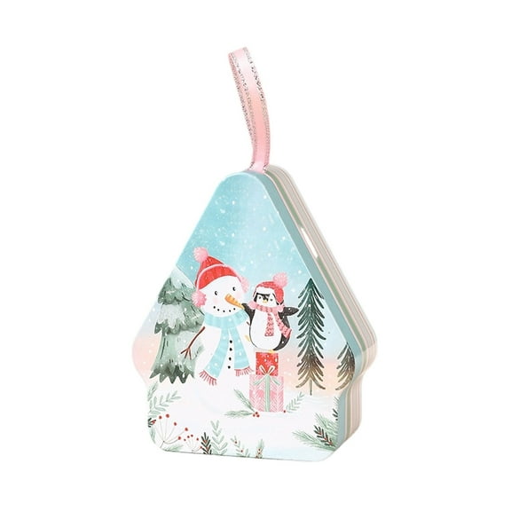 Handheld Snack Storage Box Reusable Candy Cookie Organizer with Carry Handle for Seasonal Party Favors