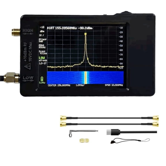 Handheld Tiny Spectrum Analyzer 2.8" Display With Battery ,Accurate Testing