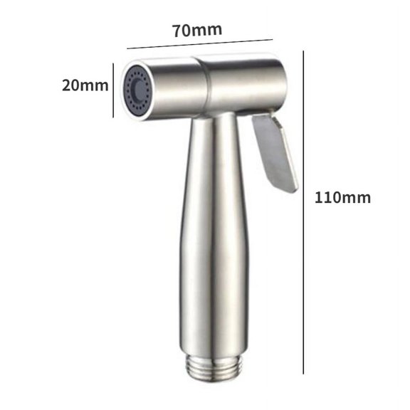 Handheld Toilet Bidet Sprayer Set Stainless Steel Hand Bidet faucet Sprayer Guns Bathroom Hand Sprayer Shower Head Self Cleaning