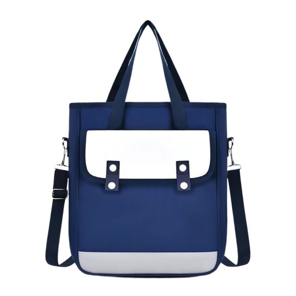 Handheld Tutorial Bag Large Capacity Makeup Bag Crossbody Book Bag Art Homework Storage Bag