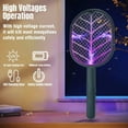 thumbnail image 1 of Handheld Usb Rechargeable Bug Insect Racket Mosquito Fly Swatter Zapper Killer, 1 of 6