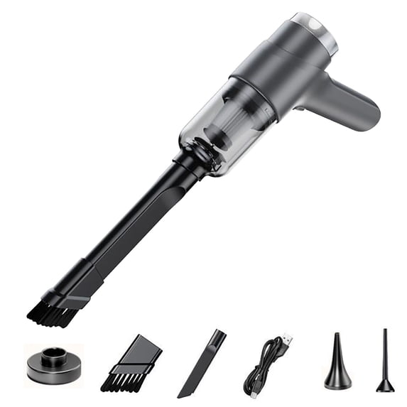 Handheld Vacuum - 2.1 x 5.9 x 7in Rechargeable Cordless, High-Power Suction for Car & Home, Includes Crevice Tool & Flip Brush()