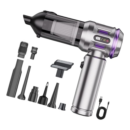 Cyclonic Technology Suction Car Vacuums Cleaner With 7 Attachments Cleaning Furniture Carpet Vehicle Seat for Office