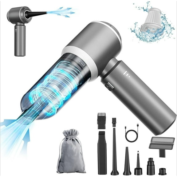 Handheld Vacuum,Car Vacuum Cleaner,4-in-1 20000PA High Power Portable Rechargeable Vacuum Cleaner with Brushless Motor, Small Handheld Vacuum & Air Blower & Pump-