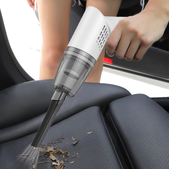 Handheld Vacuum Cleaner - 15.7 x 3.2in, 12KPa Wet/Dry Car & Home Use with 60-Min Battery & 4 Brushes()