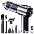 thumbnail image 1 of Handheld Vacuum Cleaner, 20000Pa Brushless Motor, 3-Speed Wind Power, 4-in-1 Portable Mini Vac, Dual Suction, LED Light, Smart Display, One-Click Dust Empty, Type-C Charge for Car, Office & Home, 1 of 7