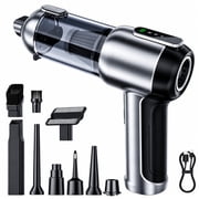 Handheld Vacuum Cleaner, 20000Pa Brushless Motor, 3-Speed Wind Power, 4-in-1 Portable Mini Vac, Dual Suction, LED Light,