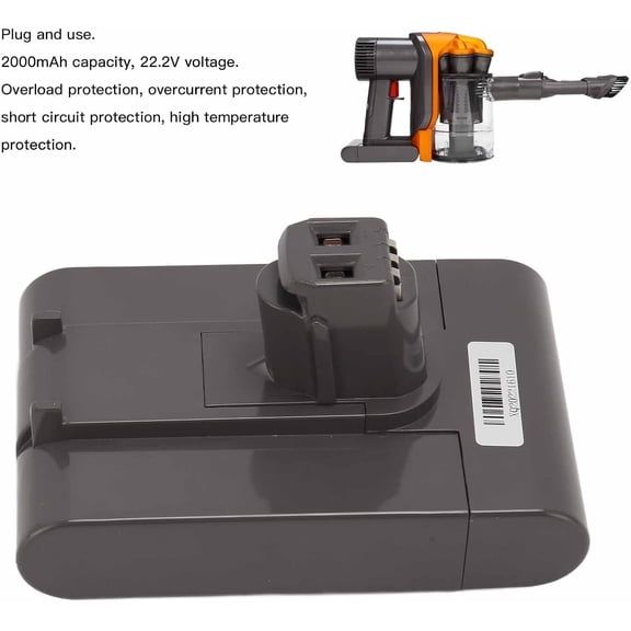 Handheld Vacuum Cleaner Battery 2000mAh 22.2V for DC31 DC34 DC35 917083-01 Standard Design