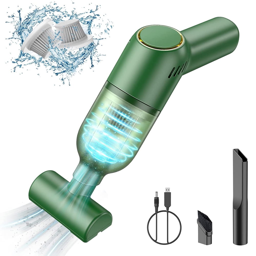 Handheld Vacuum Cleaner Cordless: Mini Rechargeable Hand Vacuum with Strong Suction, Portable Wet Dry Car Vacuum for Carpet Car