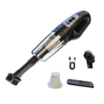 Handheld Vacuum Cleaner Cordless,Portable Cordless Car Vacuum,120W High Power Cleaner and Duster,USB Charging,Hand Held Duster for Car, Home, Office, Pet