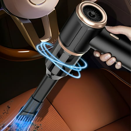 Handheld Vacuum Cleaner, Portable Cordless Car Vacuum, 200W High Suction, 0.4L Dustbin, Blowing & Vacuuming 2-in-1, Lightweight for Home Office Car, Type-C Charging, 45000PA