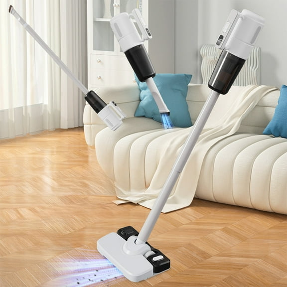 Handheld Vacuum Cleaner Rechargeable, Multifunctional Suction Mop Blower for Home, 10.1-15KPA Suction 1H Runtime, Quiet Lightweight with Attachments