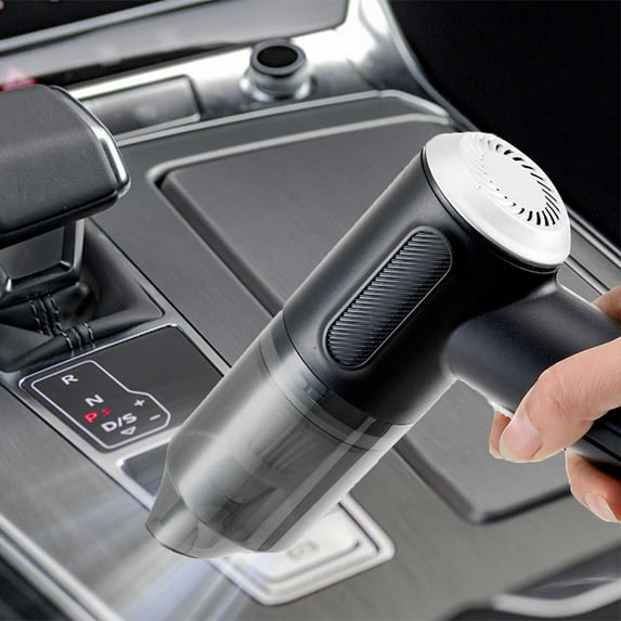 Handheld Vacuum Cleaner, USB Charging Portable Vacuum, 4000PA Strong Suction, Wet/Dry Use, Car Home Cleaner, LED Light, Compact Design, Includes Multiple Attachments