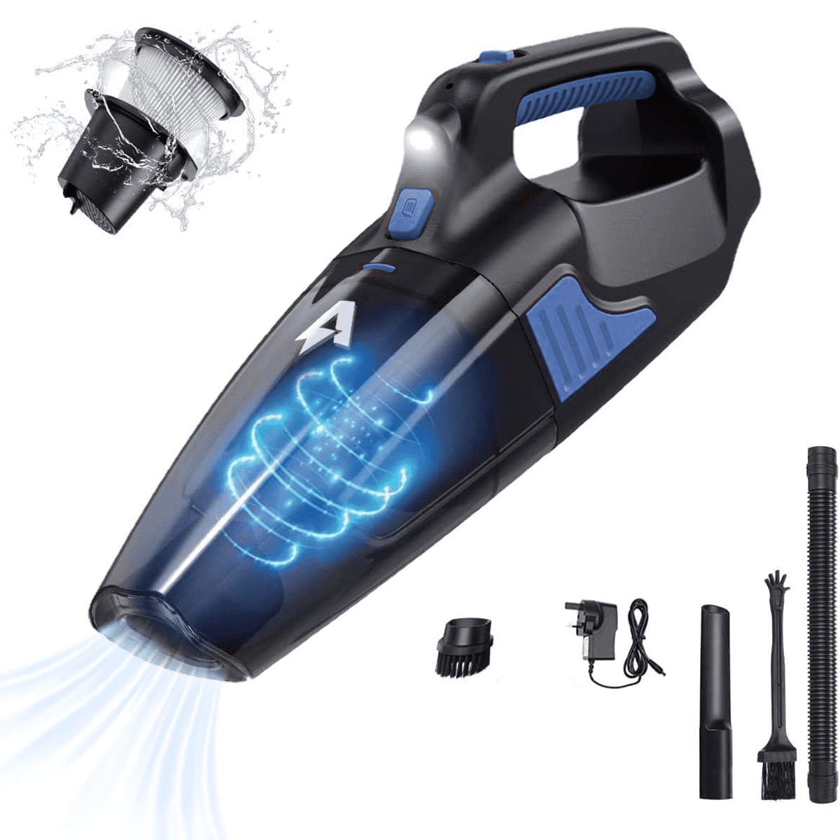 Dropship 16000PA Double-Cup Bed Vacuum Cleaner 500W Mattress Handheld Vacuum Dust Mites Remover With Heating Function For Bed Sofa Rug To Sell Online At A Lower Price