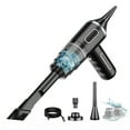 thumbnail image 1 of Handheld Vacuum Cordless, 29000PA Powerful Car Vacuum Cleaner, 120W Mini Rechargeable Hand Held Vacuum, Hand held Vacuum with Strong Suction Bug Sucker for Home, Pet Hair, Car, Black, 1 of 8