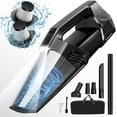 thumbnail image 1 of Handheld Vacuum Cordless Car Vacuum Portable with LED Light, High Power Suction, Lightweight Rechargeable Hand Vacuum, Hand Held Vacuum Cleaner for Car Home Office, Pet Hair, Black, 1 of 6