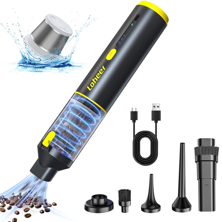 Cordless Handheld Vacuum Cleaner - 16000Pa Powerful Suction, 30 Min Runtime, LED Display, Multi-Nozzles For Home & Car