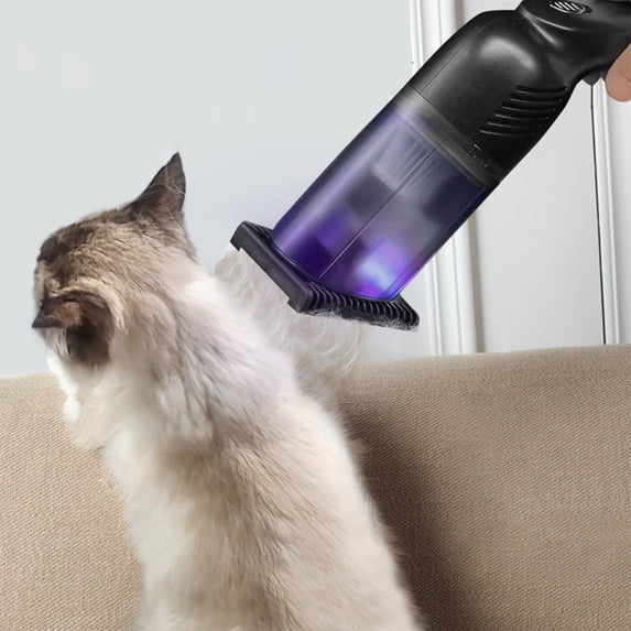 Handheld Vacuum for Pet Hair, Rechargeable Pet Hair Vacuum, Powerful Portable Vacuum Cleaner, Battery Operated Vacuum for Home and Car, Compact Design for Easy Cleaning