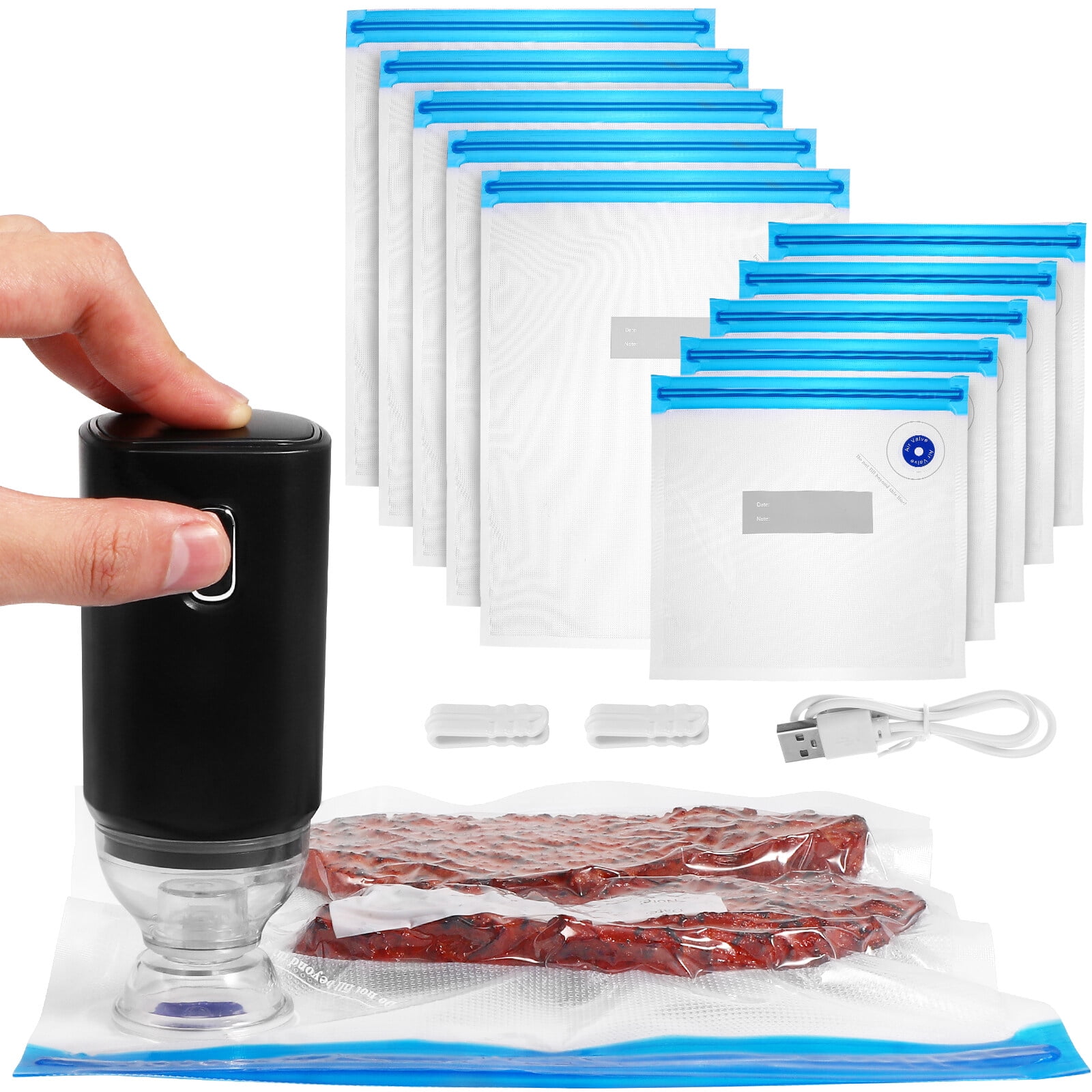 Handheld Vacuum Sealer, Portable Vacuum Sealer for Food, Save Sealer