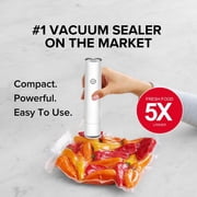 Handheld Vacuum Sealer with 5 Reusable Bags, Compact Cordless Food Sealer Machine for Freshness & Storage 1 Pump + 5 Bags