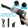thumbnail image 1 of Handheld Vacuum USB Cordless Portable Wet Dry Vacuum Cleaner for Car Home Pet Hair with Filter Rechargeable 2000mAh Lithium Battery 120W 80000PA Powerful Suction, 1 of 7