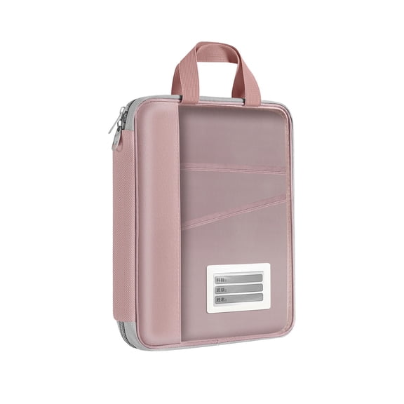 Handheld Vertical File Folder, Portable Document Organizer Bag with Handle, Large Capacity Book Protector Tote Bags for Campus Business Office Supplies