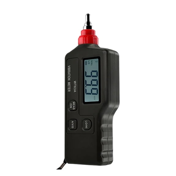 Handheld Vibration Meter WT63A High Sensitivity Digital Vibration Measuring Vibration Analyzer Vibrator Tester LCD Backlight