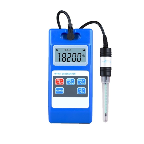 Handheld WT103 Gauss Meter Magnetic Field Tester Magnetometer High Precision Magnetic Force 0.01MT