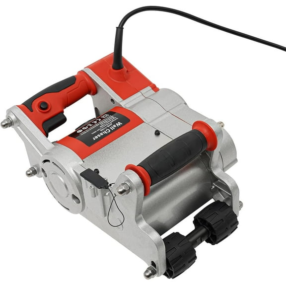 Handheld Wall Groove Cutting Machine, 1100W 2000RPM Electric Wall Chaser Slotting Machine Max Groove Depth and Width 1.18" x 0.98", Concrete Grooving Cutting Machine for Cutting Slotting