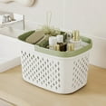 thumbnail image 1 of Handheld Wash Basket for Bathroom Storage, Plastic Organizer with Dry and Wet Separation, Multicolor Design, 27x19x17cm Size, Breathable for Toiletries in Dorm or Home, 1 of 6