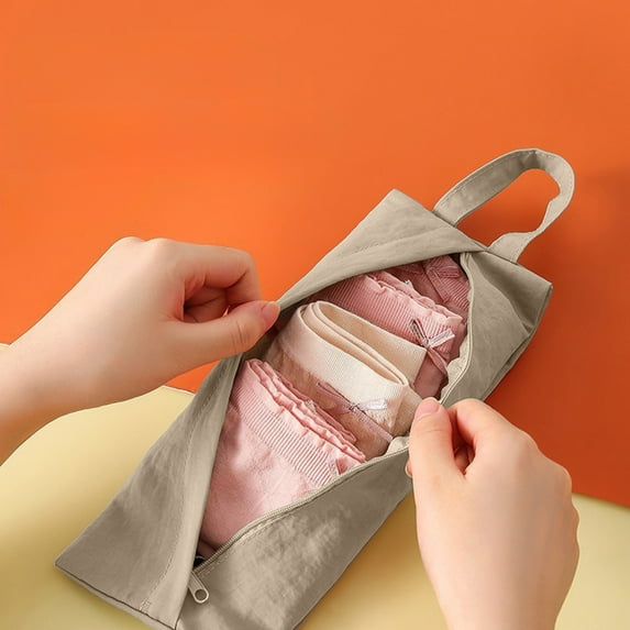 Handheld Waterproof Storage Bag,Multifunctional Portable Organizer,Travel Foldable Underwear Bag,Large Capacity,Lightweight,Minimalistic Design,Versatile Storage,Comfortable Handle,Durable Material