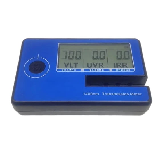Handheld Window Film Transmission Meter With 1400nm IR Rejection UV Blocking Rate Visible Light Transmittance, 0.1% Resolution