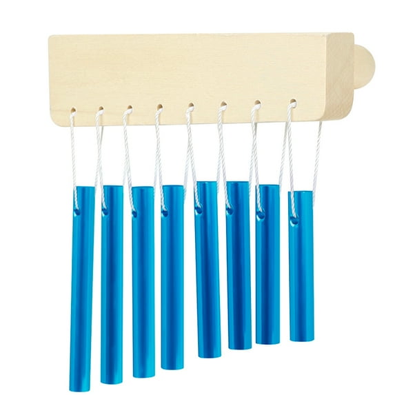 Handheld Winds Chimes Percussion Bells Children Toy 8 Tone Hand Bells with Knocker Windchime Chimes Bells Winds Chimes