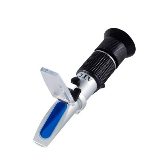 Handheld Wine Alcohol Refractometer With ATC Dual Scale 0-40% 0-25% VOL Optical Tester For Grape Making Winemakers ,Instant Results
