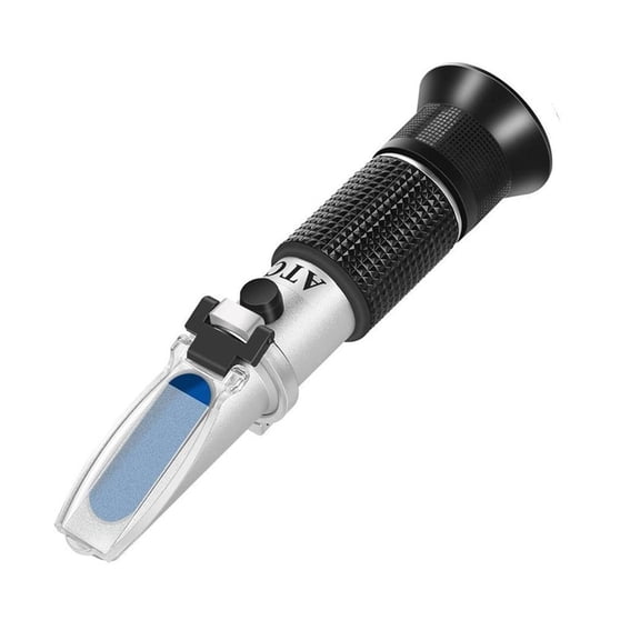 Handheld Wine Alcohol Refractometer With ATC Dual Scale 0-40% 0-25% VOL Optical Tester For Grape Wine Making Winemakers ,Instant Results