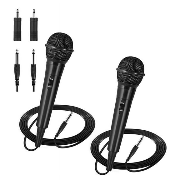 Handheld Wired Microphone,Cardioid Dynamic Vocal Mic with Mic Adaptors,for Karaoke Vocal Music Performance