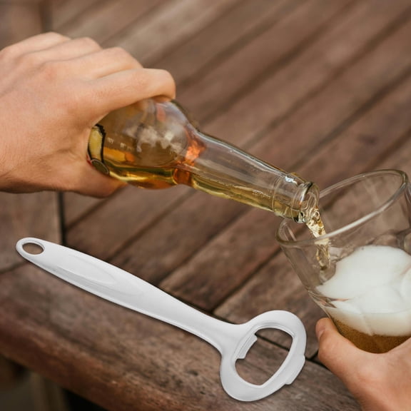 Handheld Zinc Alloy Bottle Opener with Ergonomic Design for Effortless Bottle Cap Removal