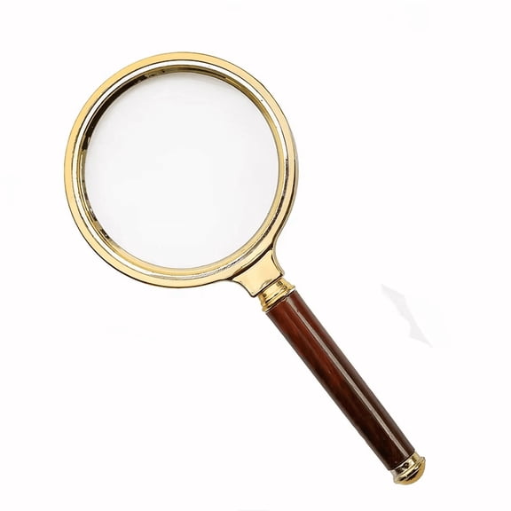 Handheld high-definition old-fashioned magnifying glass for elderly reading