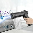 thumbnail image 1 of Handheld nano mist blue-light sprayer, rechargeable household cleaner atomizer for fine surface misting and deodorizing, 1 of 6