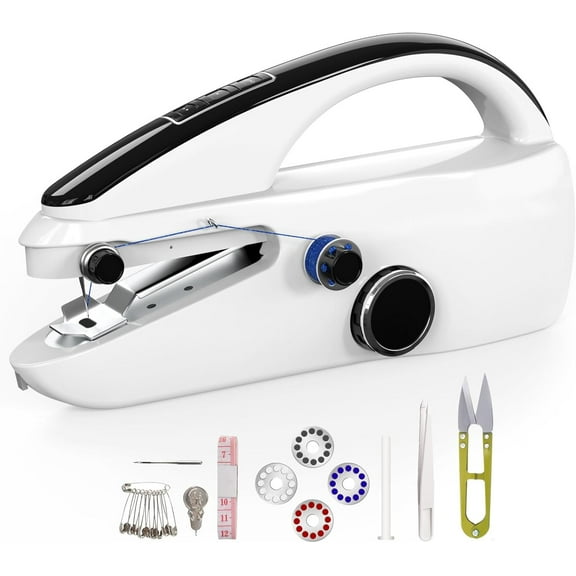 Handheld sewing machine,easy to use, electric sewing machinefast sewing speed, Easy sewing of clothes and fabrics, suitable for beginners DIY