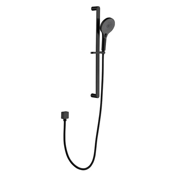Handheld shower head with adjustable shower slide bar and hose