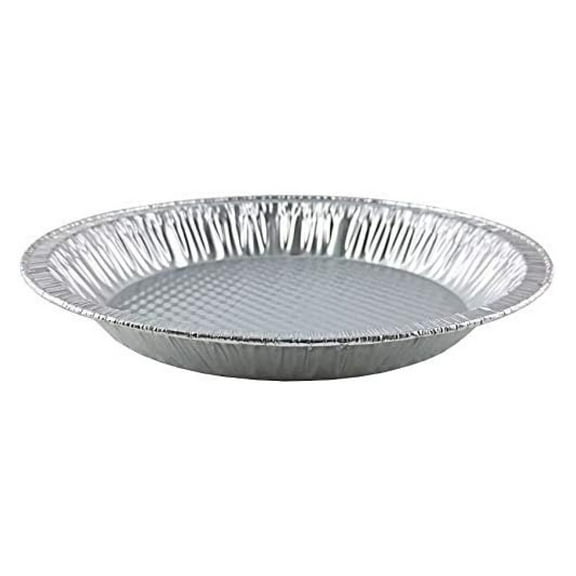 Drevy Waffle 8.75 Inch Aluminum Pie Pans, Disposable (200 Count)
