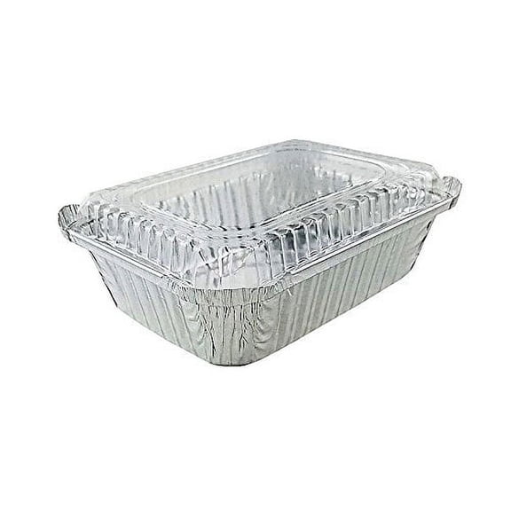 Handi-Foil 1 1/2 lb. Oblong "Deep" Take-Out Food Storage Container w/Dome Lid (pack of 100)