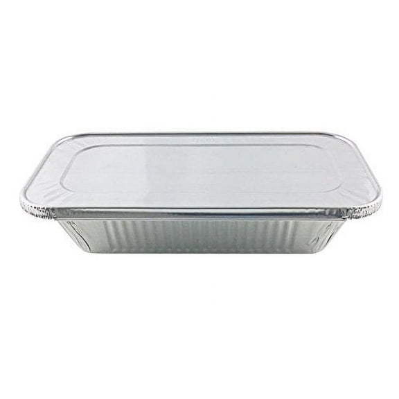 Handi-Foil 1/3 Third-Size TruFit Medium (4 lb.) Steam Table Aluminum Pan w/Lid (pack of 200)