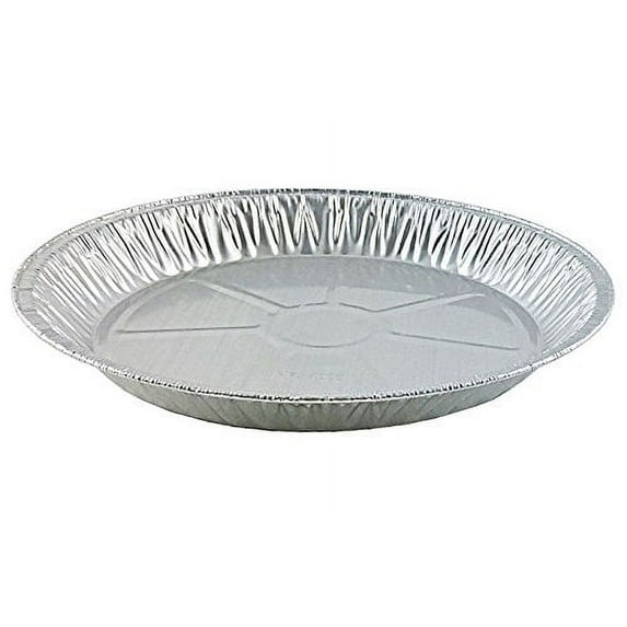 Handi-Foil 12" Extra-Deep Aluminum Pie Pan 100 Pack -Disposable Baking Plate Tin (Pack of 100)