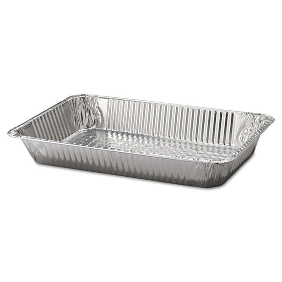 Handi-Foil 201970 12.19 in. x 20.75 in. Full-Size Deep Aluminum Steam Table Pans (50/Carton)