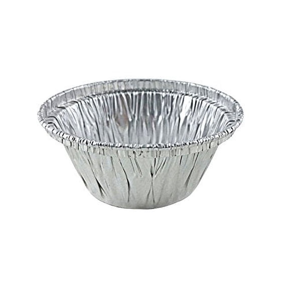 Handi-Foil 3.5 oz. Aluminum Foil Cup - Disposable Ramekin/Cupcake/Tart Container (Pack of 125)